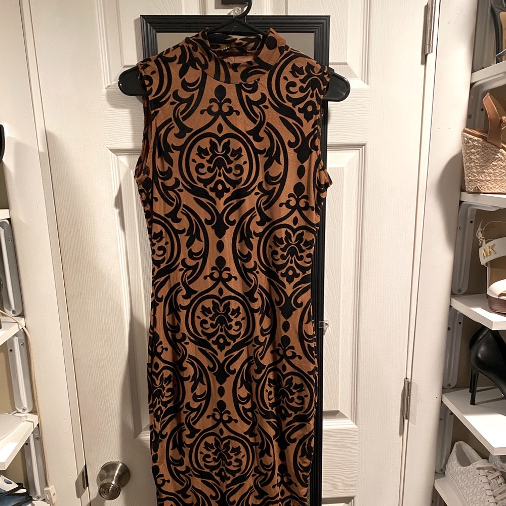 SHEIN Bodycon Jaquard Formal Dress size small